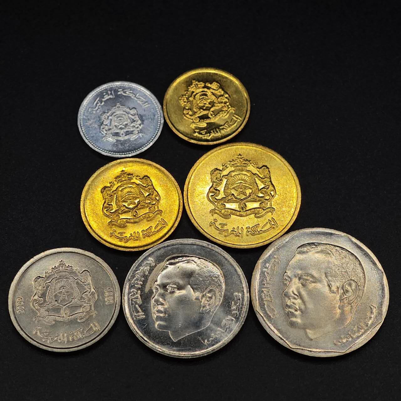 【淘币小摊】实时拍第八百零三拍   散币套币场   满百包邮可预留二周 每周一统一发货   突尼斯7枚套含稀少小鱼