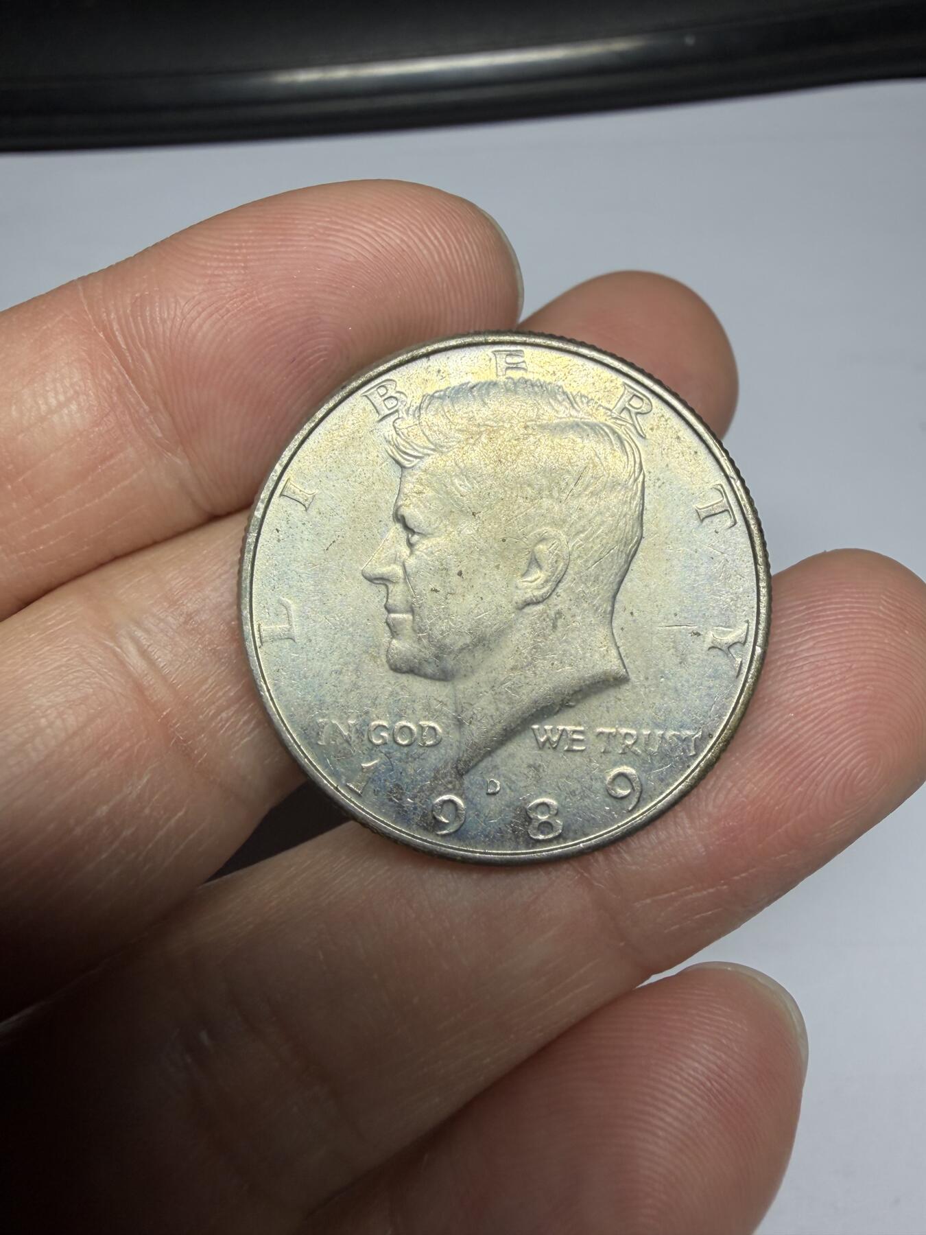 2025年集古藏今外币拍卖第十期-第8场—（总第288拍），可以寄存60天，满160元包邮。 1989年美国半美元