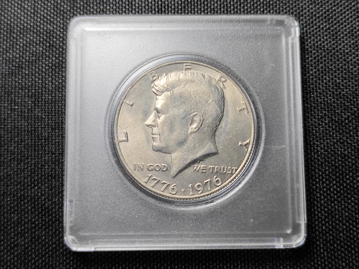 KK钱币收藏小铺 （套币 好品/批量散币 银币）专场  2月预留时间 周末发货  美国建国200周年50分 纪念币 好品