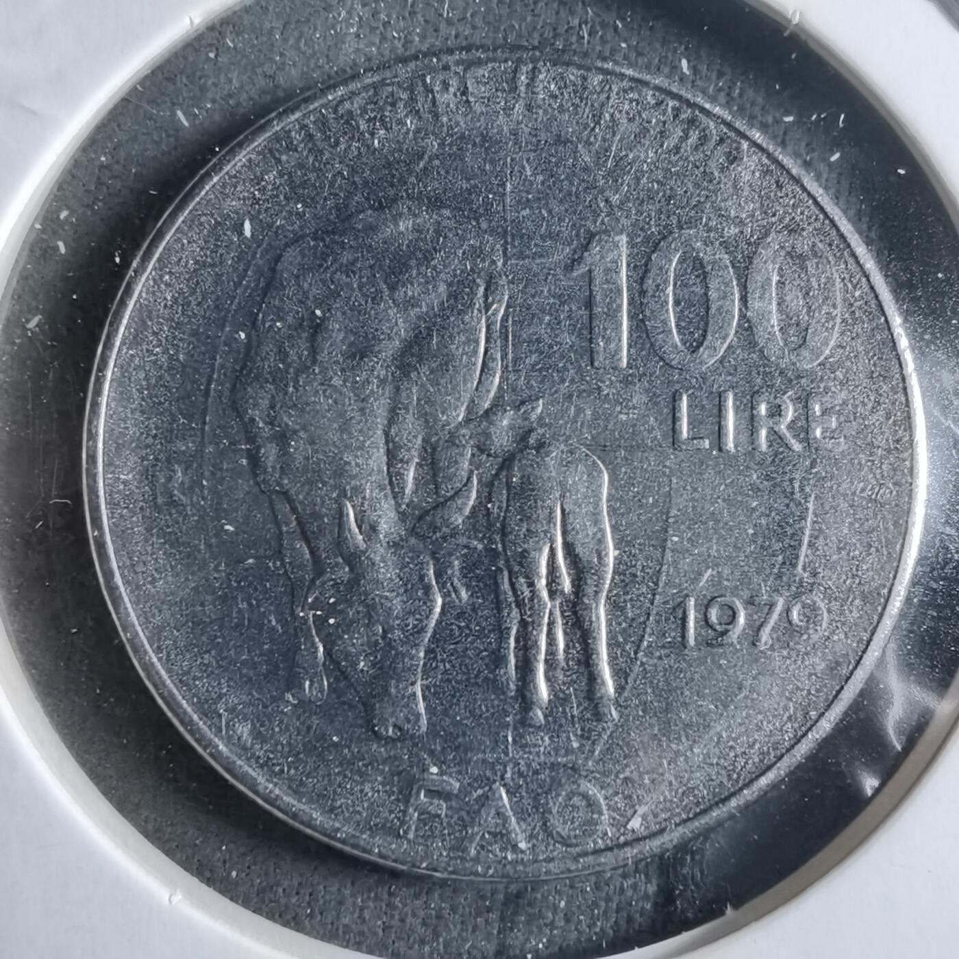 沼泽如烟--第910场 意大利1979年100里拉纪念币