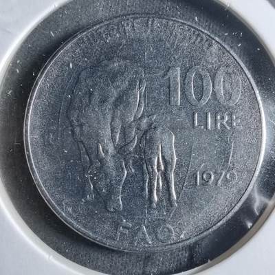 沼泽如烟--第910场 - 意大利1979年100里拉纪念币