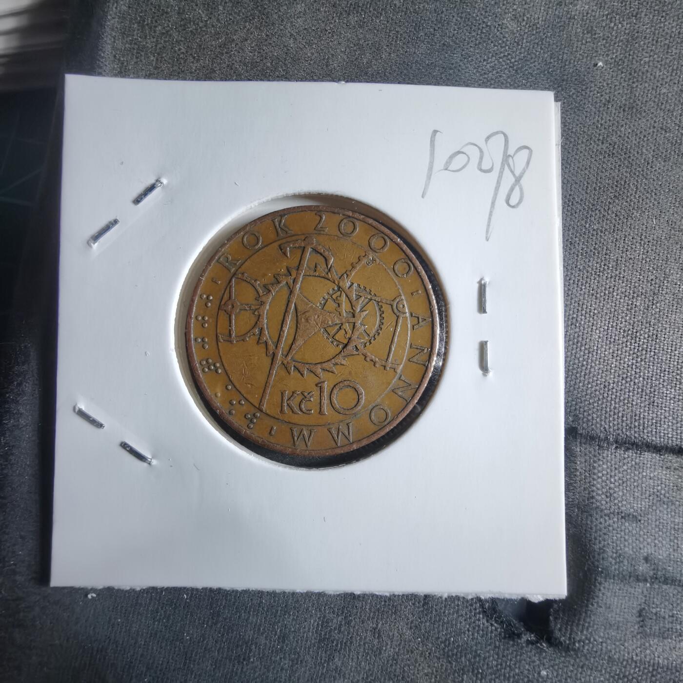 沼泽如烟--第910场 捷克2000年10克朗纪念币