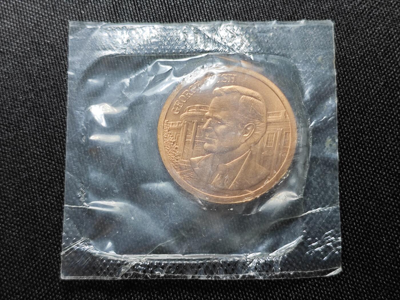 KK钱币收藏小铺 （套币 好品/批量散币 银币）专场  2月预留时间 周末发货   美国总统纪念铜章 原封