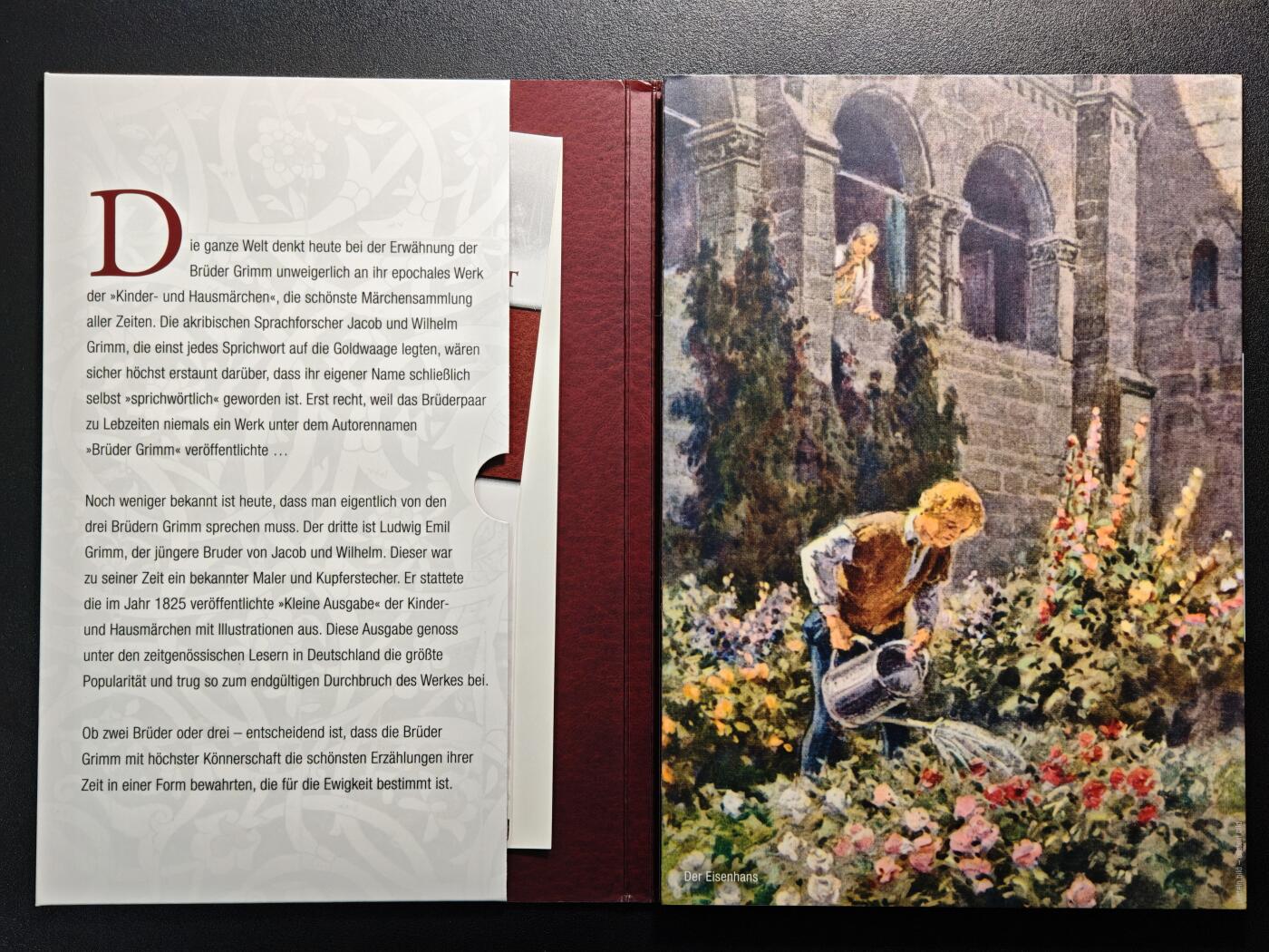 【德藏】世界币章拍卖第154期（拍品征集中~欢迎藏友联系） 10枚一册 德国童话故事彩绘纪念银章 原盒 原证书 （36mm/枚 333银/枚 14.66g/枚）设计极其精美