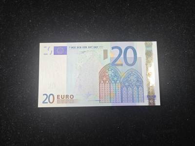 欧盟纸币 一签 2002版 20欧元 S冠 意大利版 全新UNC - 欧盟纸币 一签 2002版 20欧元 S冠 意大利版 全新UNC