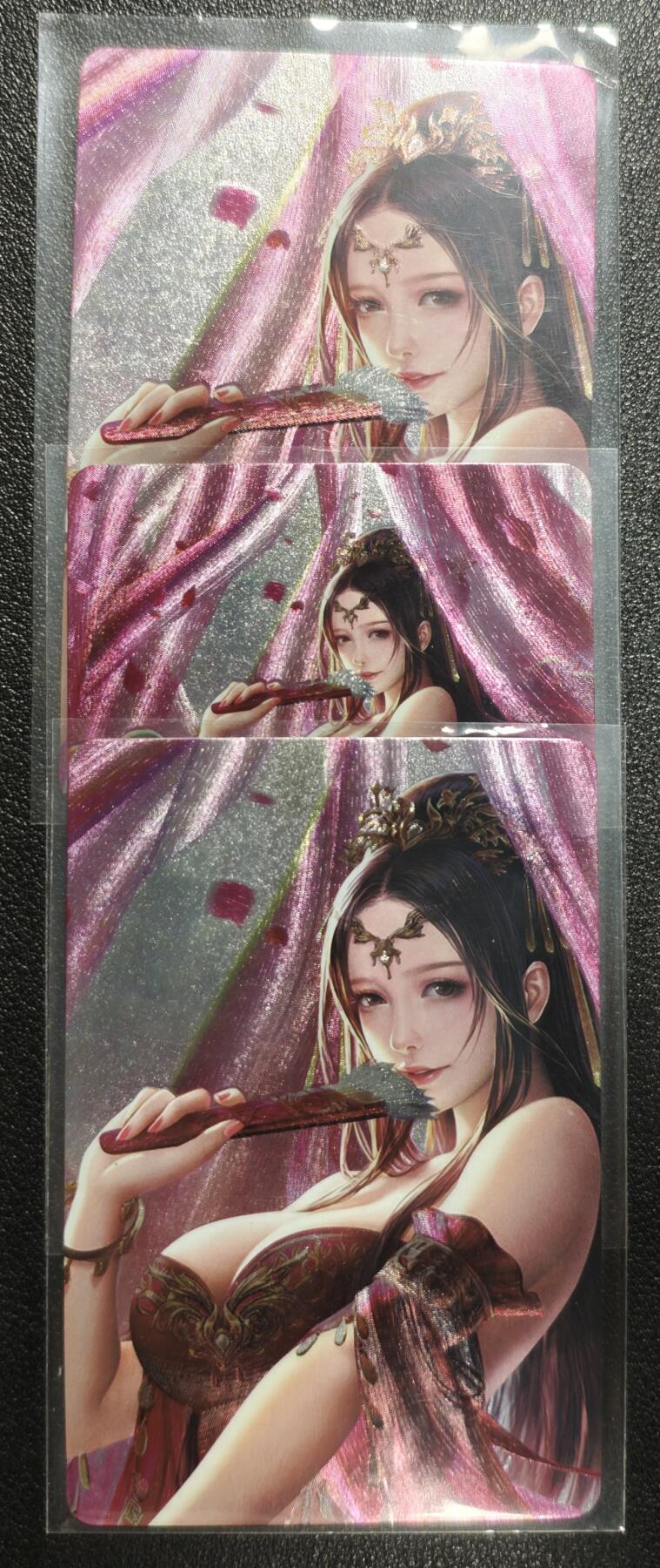 天玑星卡拍第142期《11.25周二截拍艺气风发》持续收拍收评中 满赠卡需备注 砖家卡牌 艳绝三国 貂蝉 三渐变 粗闪 三张 艺术