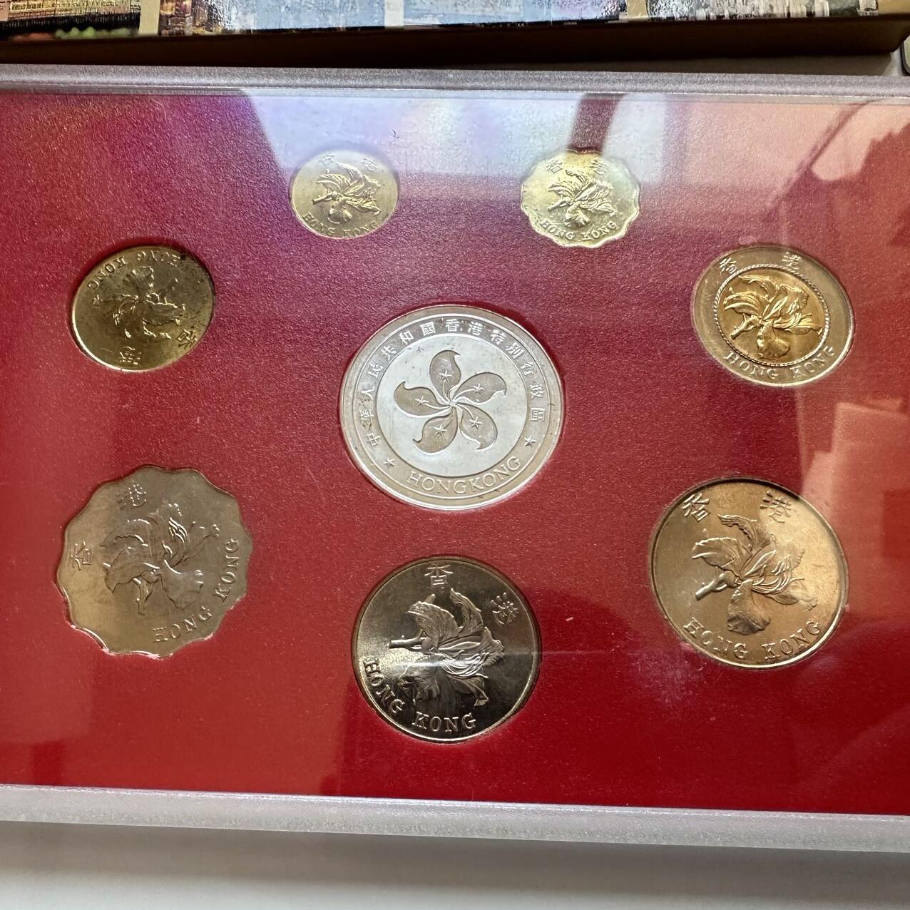 🌹外币初藏🌹🐯2025年第131场  每周二四六晚8️⃣点 接代拍 香港回归紫荆花套币a