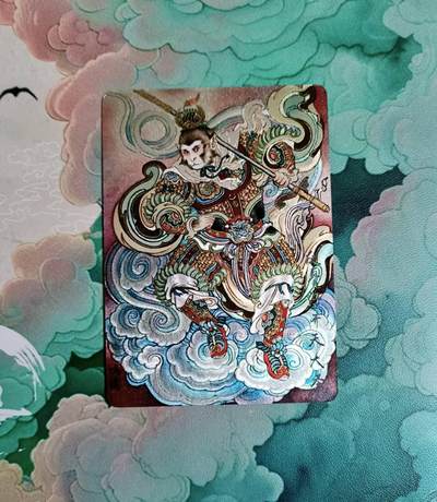 龙虎卡牌六四场 （无佣金，周六结拍，欢迎送拍） - 粗闪 墨婉文化 冯涛 孙悟空