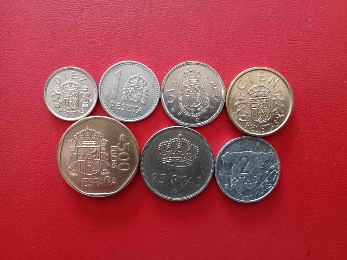 【云涧收藏】第八十场 西班牙卡洛斯80年代7枚