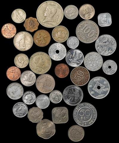 修遠堂世界钱币第九十四期 - 亚洲地区现代币一组