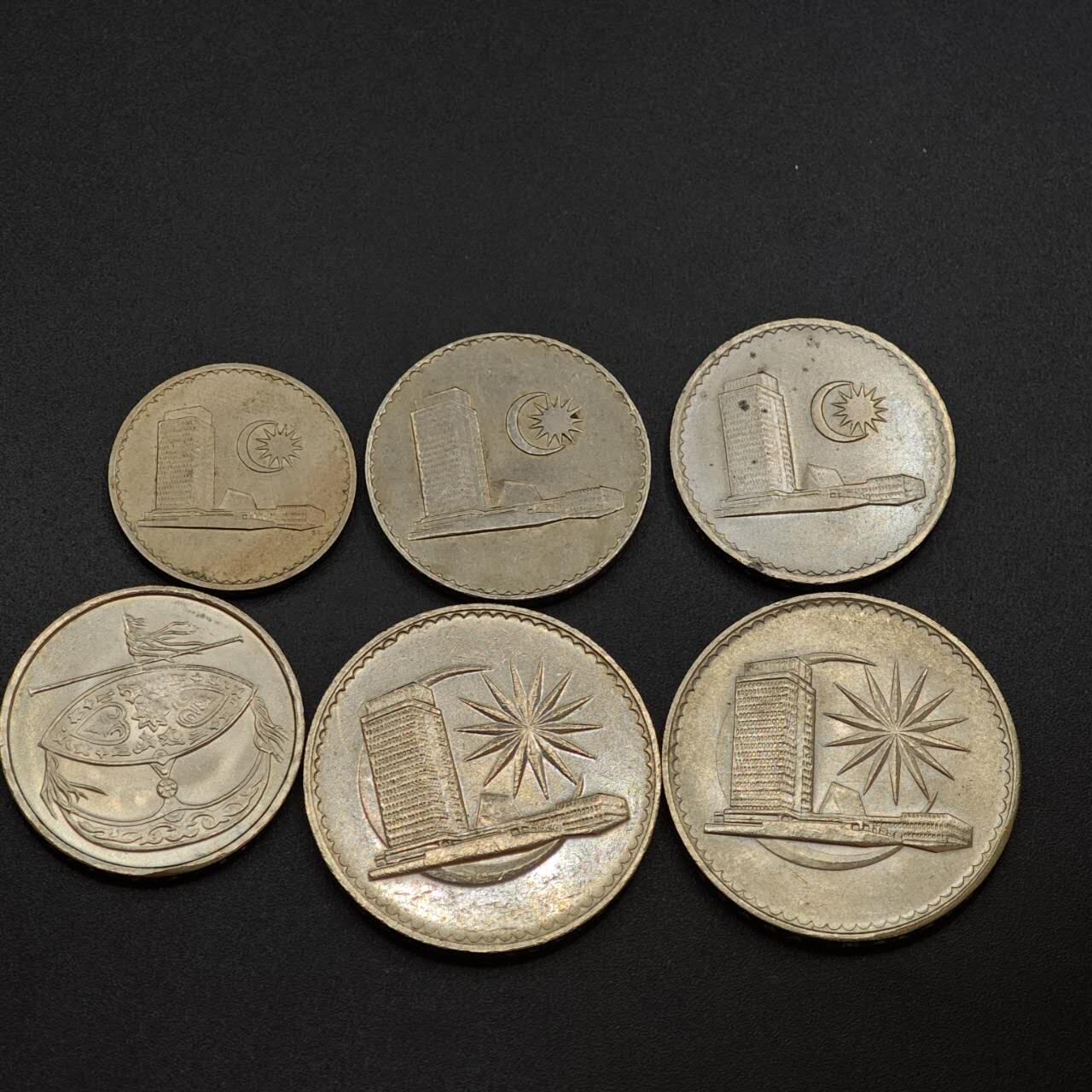 【淘币小摊】实时拍第八百零三拍   散币套币场   满百包邮可预留二周 每周一统一发货   马来西亚6枚