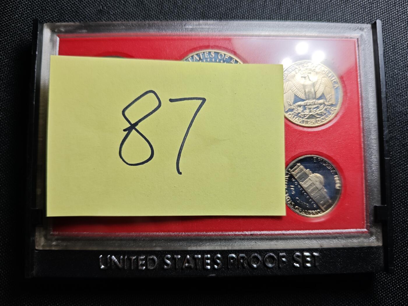 KK钱币收藏小铺 （套币 好品/批量散币 银币）专场  2月预留时间 周末发货  1980美国清年精制套币 含苏珊一元精制币 氧化