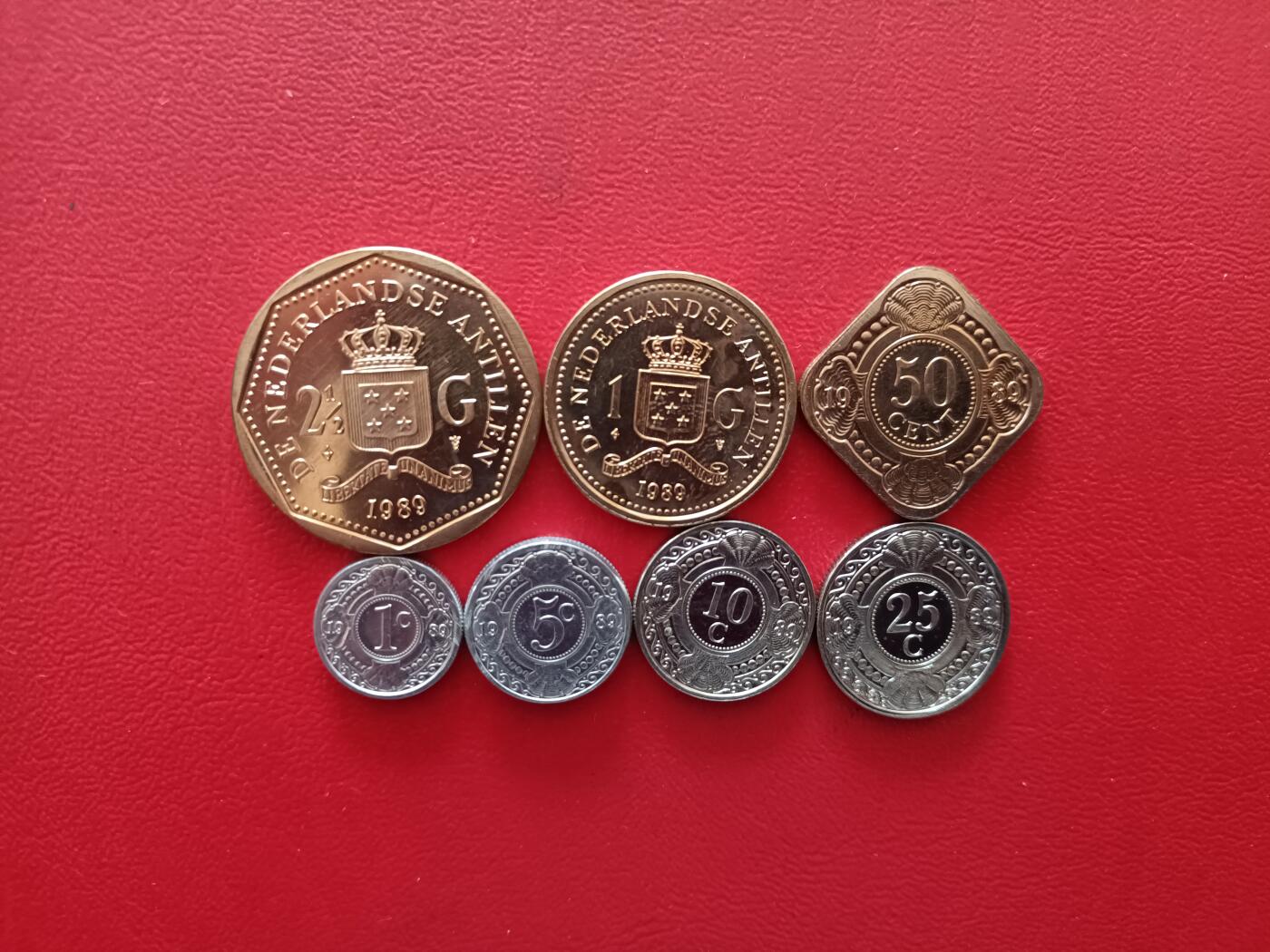 【云涧收藏】第八十场 荷属安的列斯1989年套币