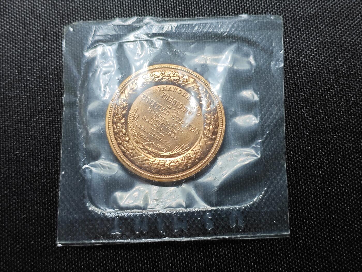 KK钱币收藏小铺 （套币 好品/批量散币 银币）专场  2月预留时间 周末发货   美国总统纪念铜章 原封