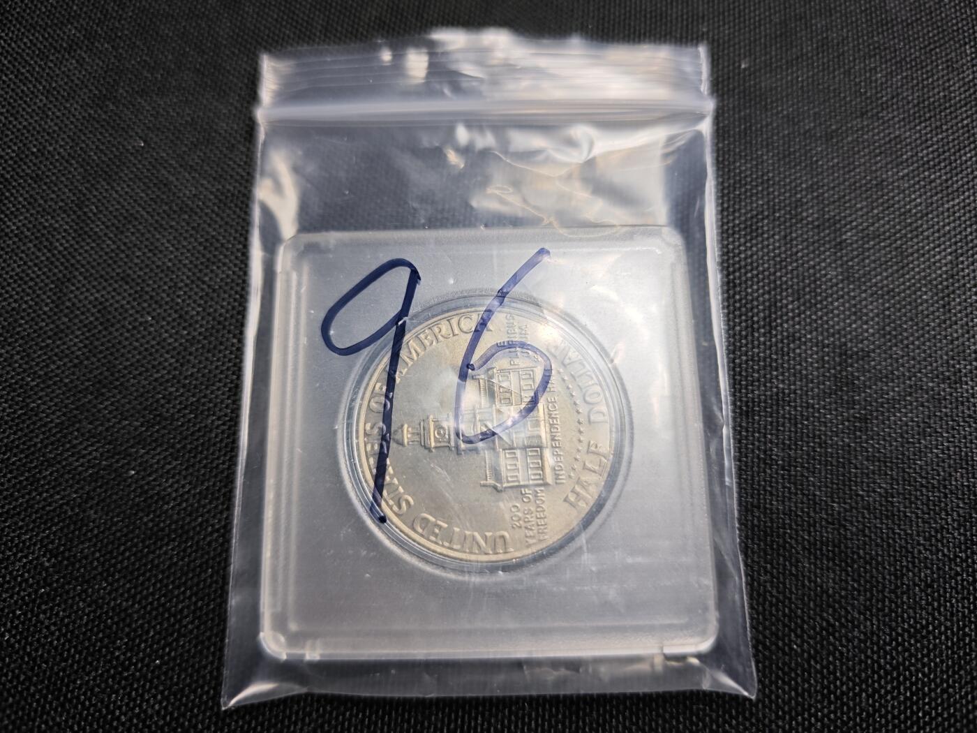 KK钱币收藏小铺 （套币 好品/批量散币 银币）专场  2月预留时间 周末发货  美国建国200周年50分 纪念币 好品