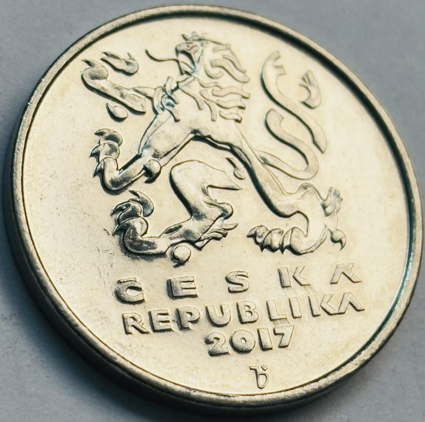 文馨钱币收藏第 282 场，【 长期接收代拍品】，加拿大老铜代用币，银币，德三系列场 原光品相 2017 年捷克 5 克朗