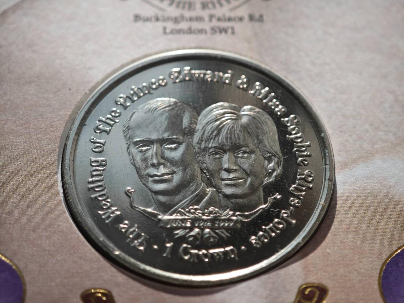 【淘币小摊】限时拍第八百零七拍  克朗币邮币封场  满百包邮可预留两周  周一统一发货  直布罗陀1999年戴安娜王妃克朗纪念币邮币封