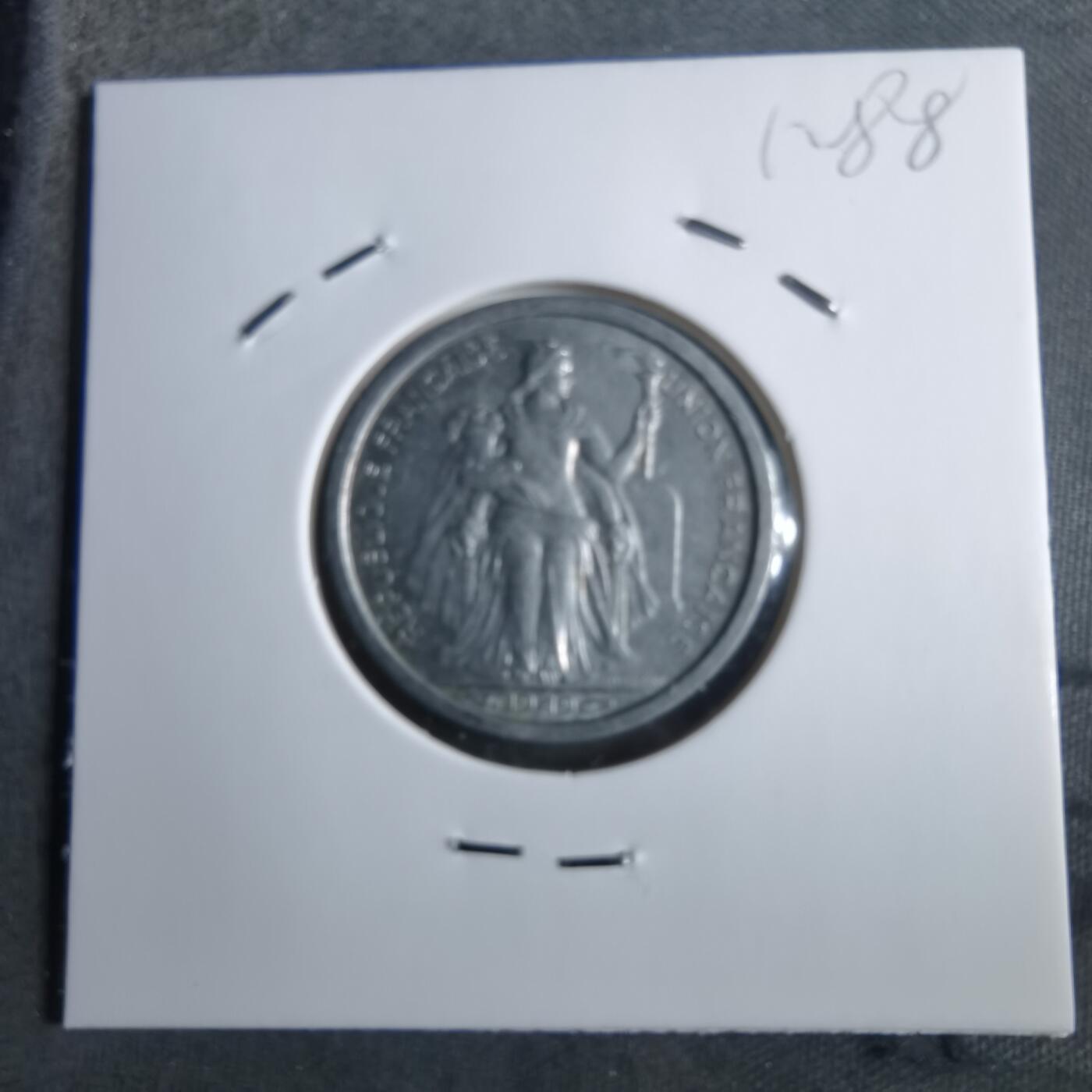 沼泽如烟--第912场 法属新喀里多尼亚1949年1法郎