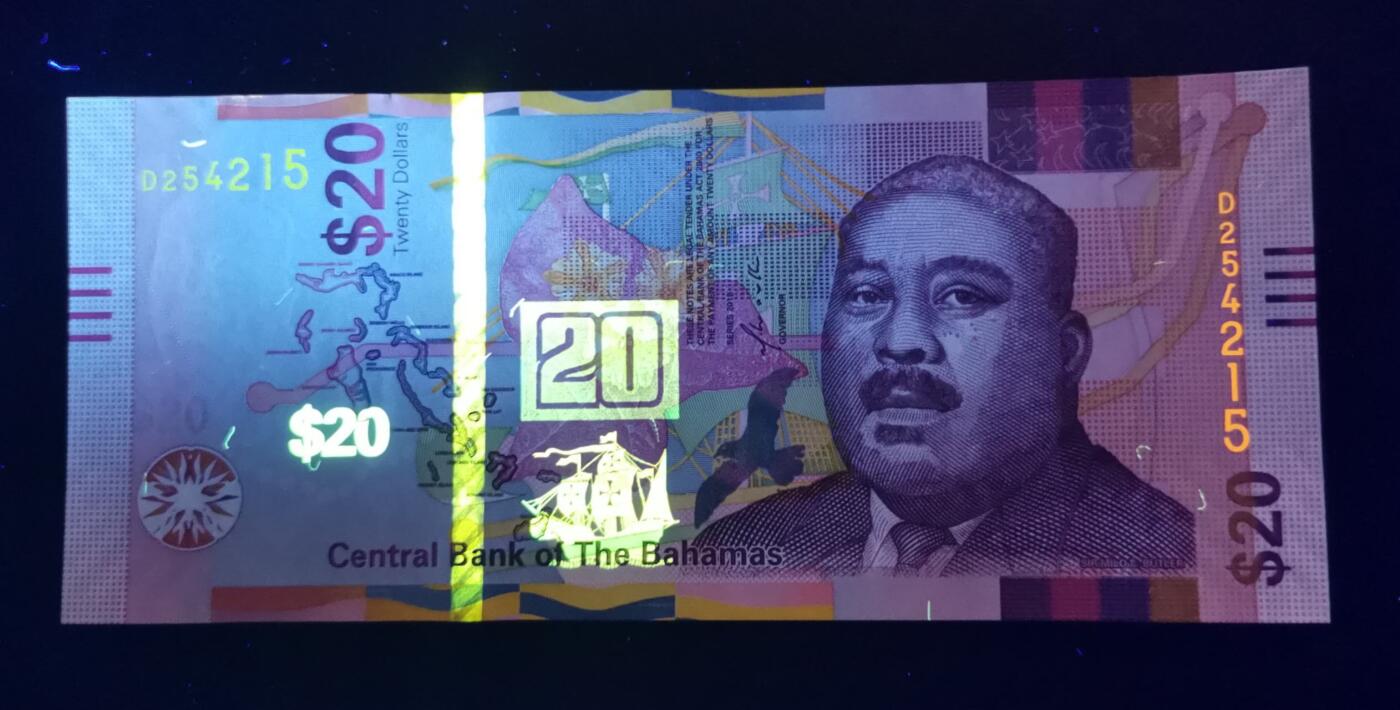 《艾美收藏》第221期-11.23周日黄金场精品荟萃 巴哈马2018年20元UNC Pick#80