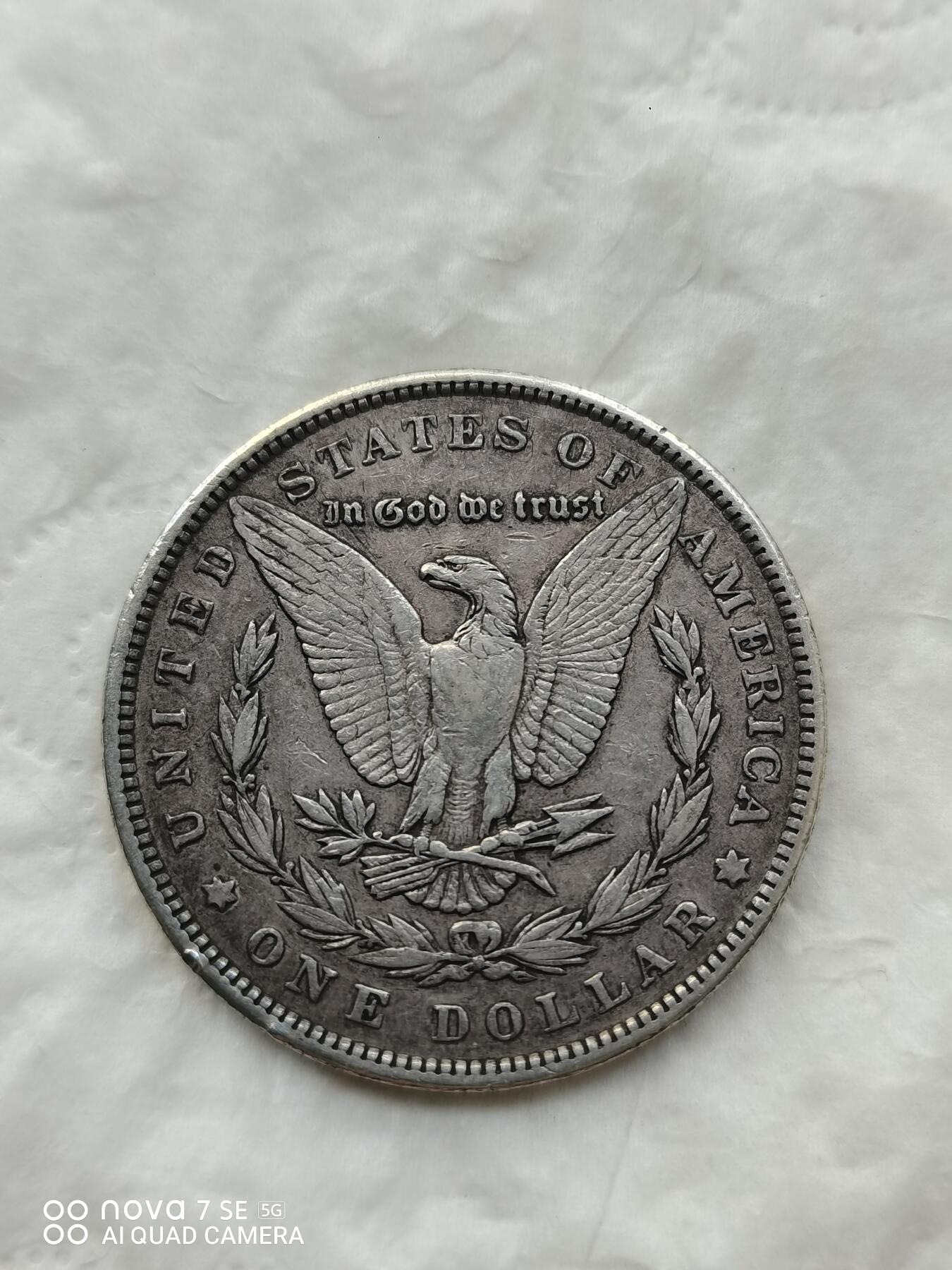 外国银币 1889年美国鹰大银币