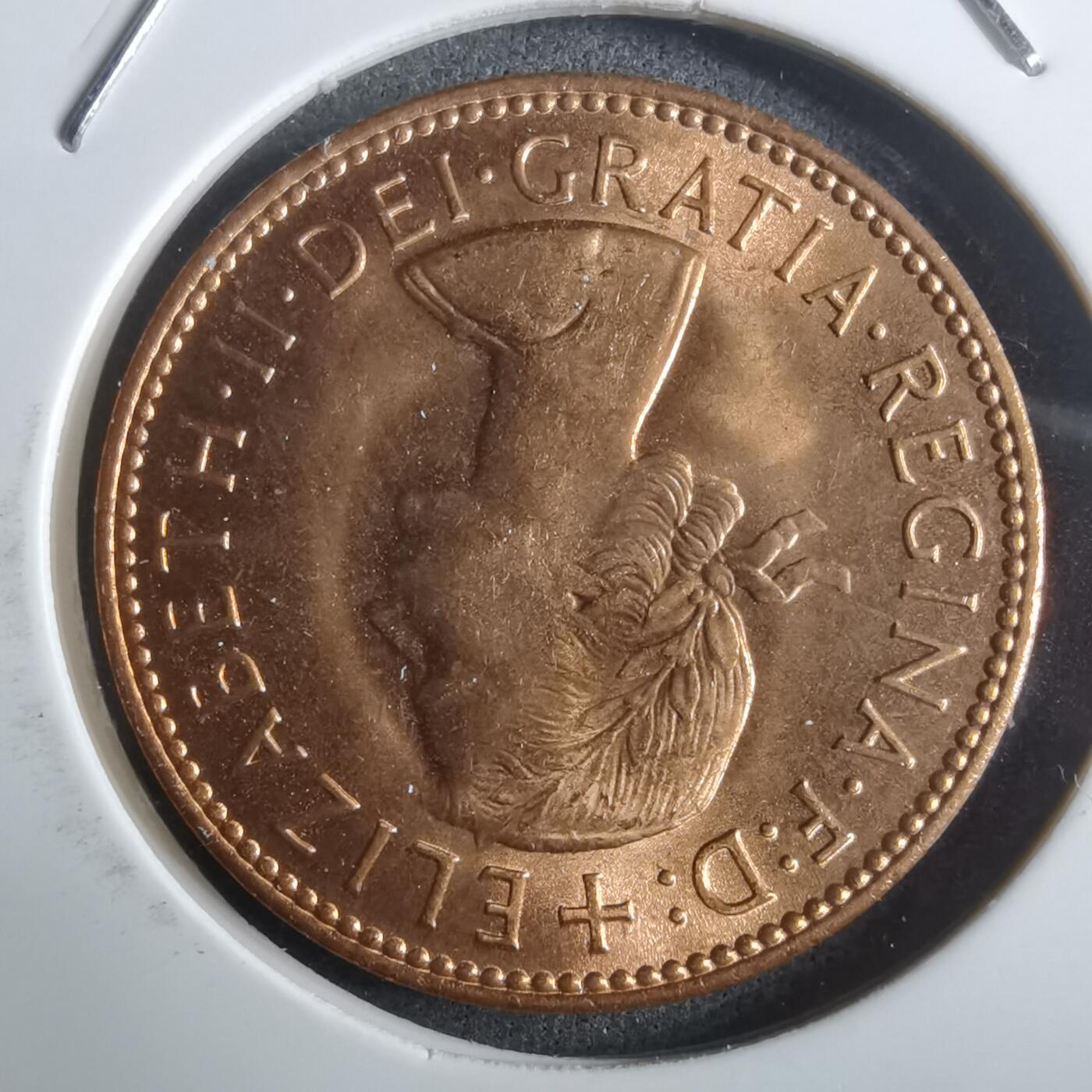 沼泽如烟--第912场 英国1967年半便士