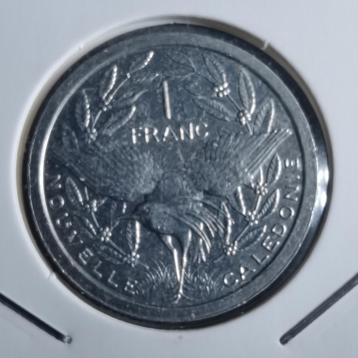 沼泽如烟--第912场 法属新喀里多尼亚1991年1法郎