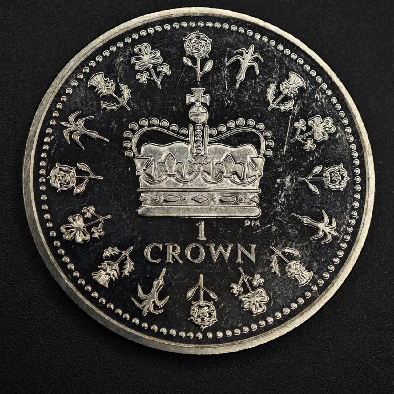 【淘币小摊】限时拍第八百零七拍  克朗币邮币封场  满百包邮可预留两周  周一统一发货   阿桑松2013年女王加冕60周年克朗纪念币