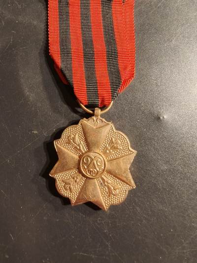 老王徽章第165期 - 比利时金级民事功绩奖章