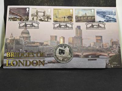 【淘币小摊】限时拍第八百零七拍  克朗币邮币封场  满百包邮可预留两周  周一统一发货  -  直布罗陀2002年女王登基金禧克朗纪念币邮币封