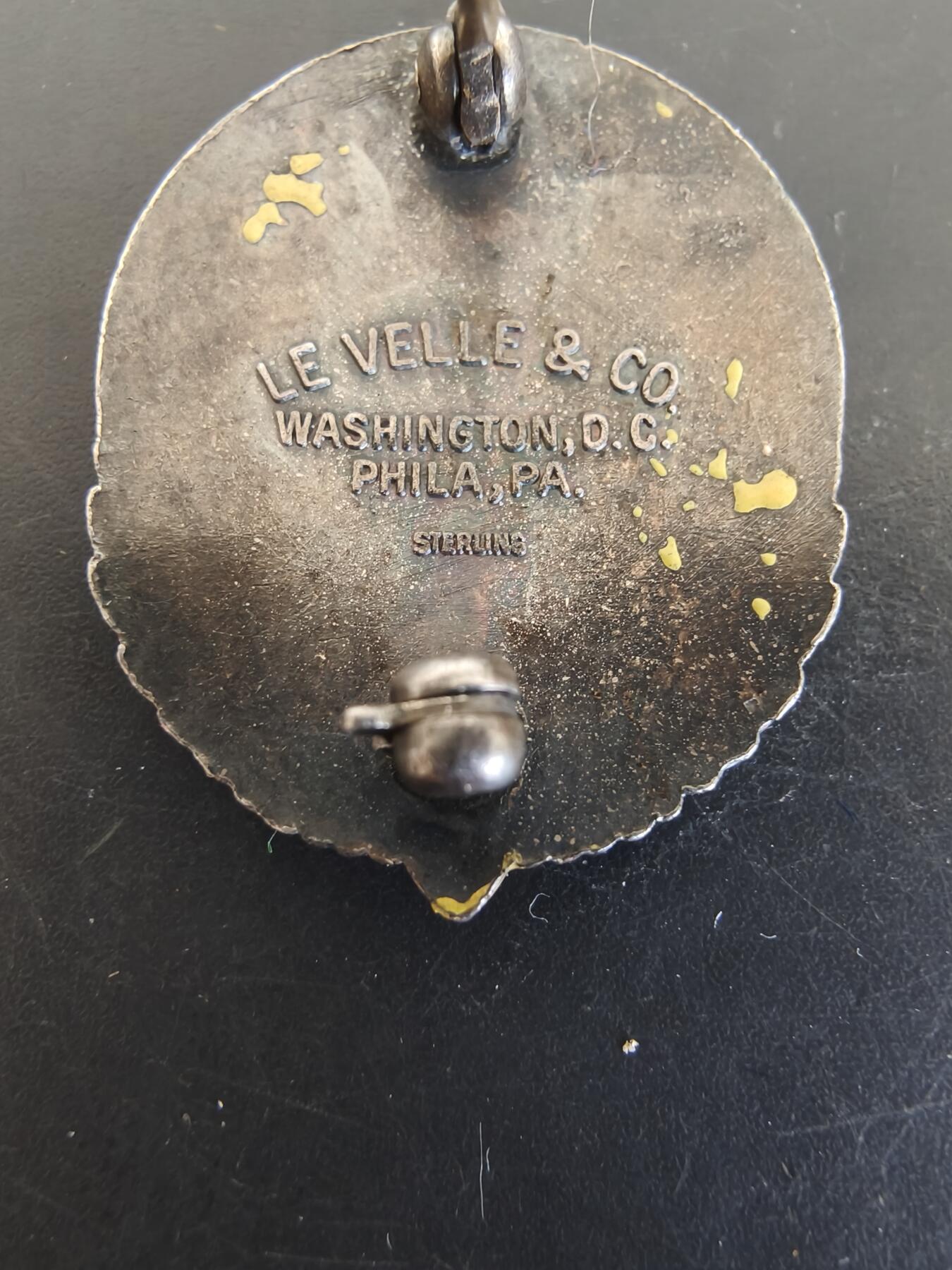 老王徽章第165期 美国二战陆军航空兵后勤司令部证章     925银    二战时期横针版