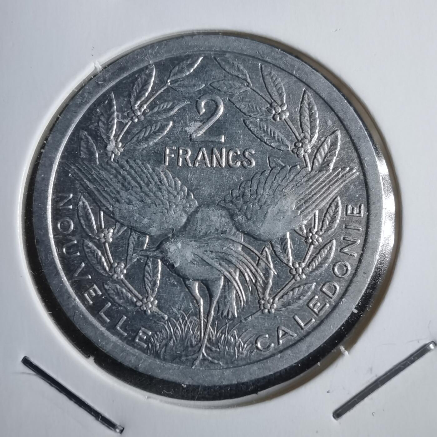 沼泽如烟--第912场 法属新喀里多尼亚1986年2法郎