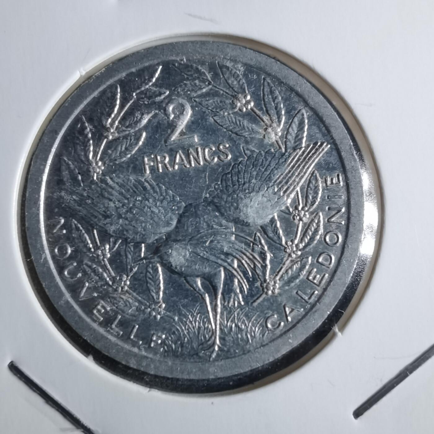 沼泽如烟--第912场 法属新喀里多尼亚1990年2法郎