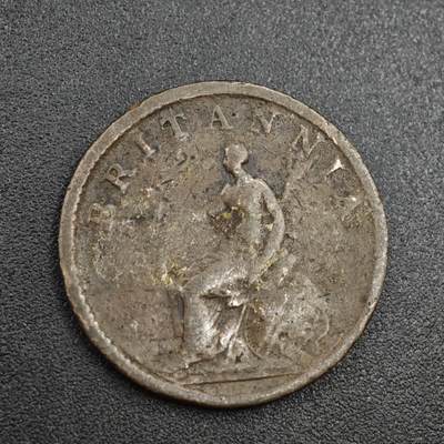 【淘币小摊】实时拍第八百零四拍   散币银币场   满百包邮可预留二周 每周一统一发货   - 英国1807年乔治三世法新铜币