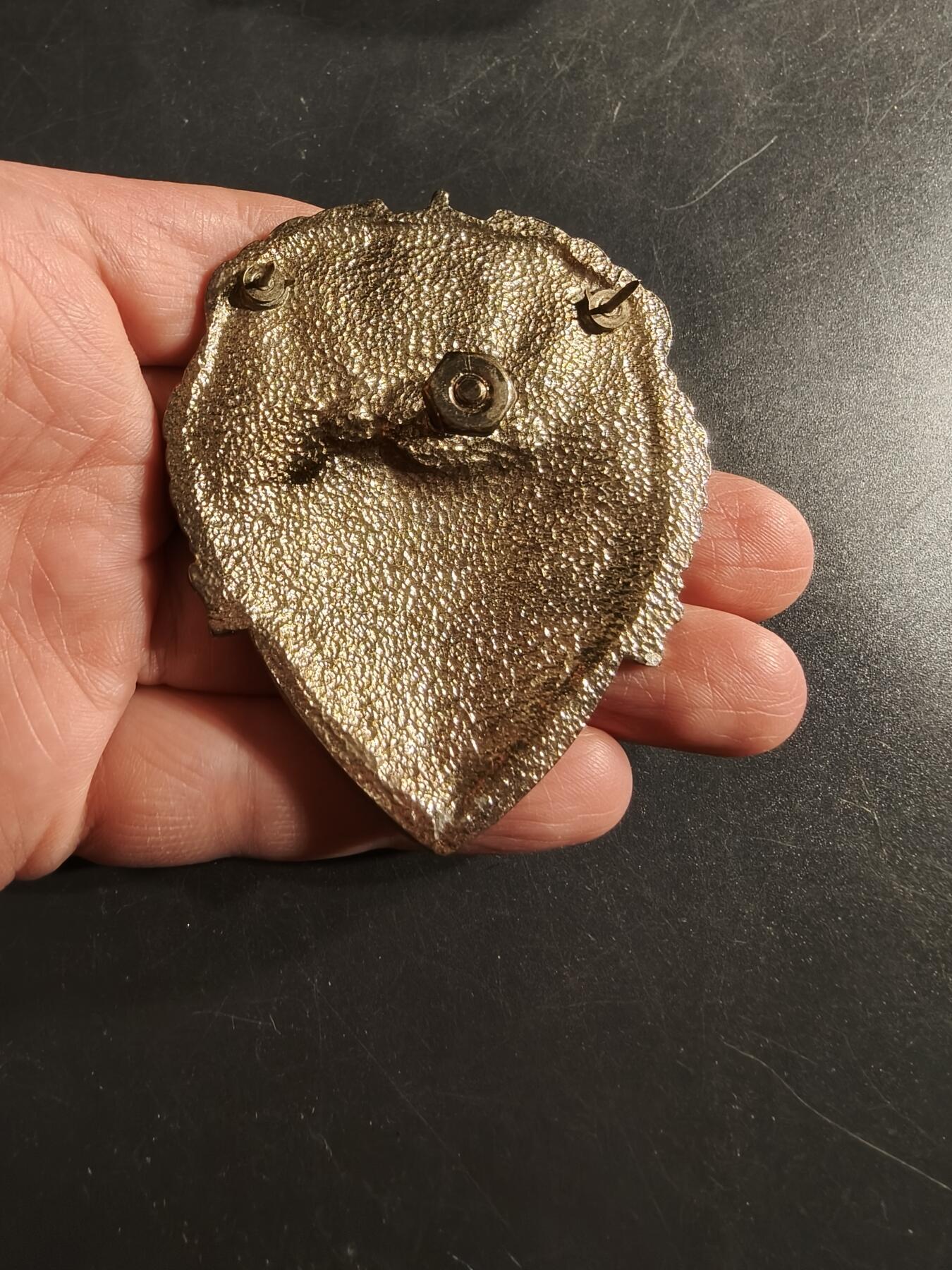 老王徽章第165期 美国西北军事与海军学院大檐帽帽徽 