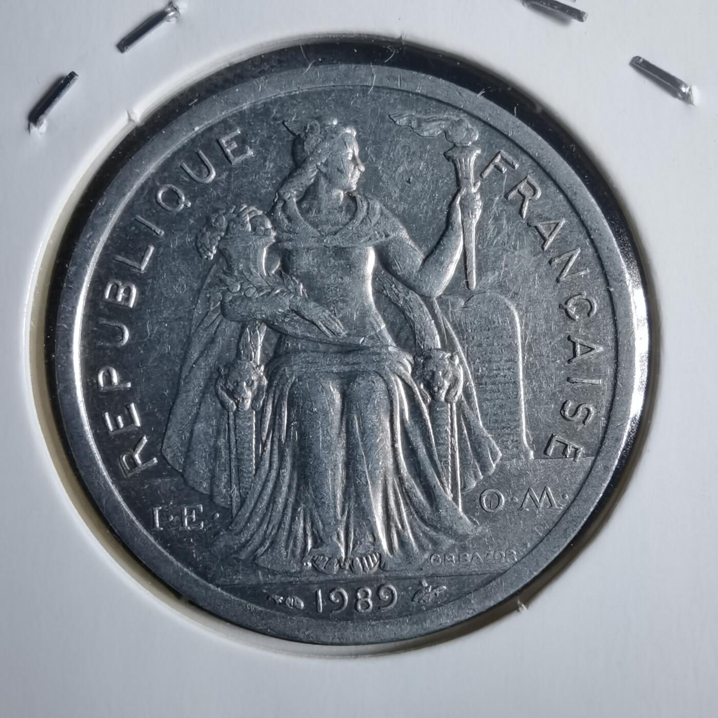 沼泽如烟--第912场 法属新喀里多尼亚1986年2法郎