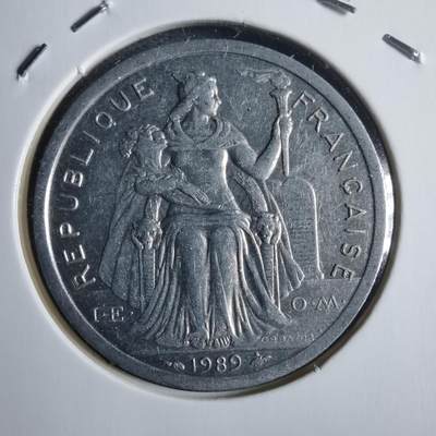 沼泽如烟--第912场 - 法属新喀里多尼亚1986年2法郎