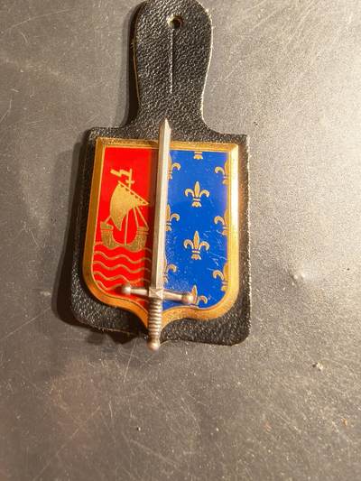 老王徽章第165期 - 法国陆军第1地方区域团证章 