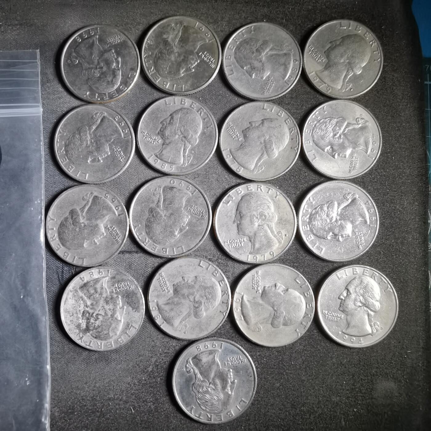 沼泽如烟--第911场 美国25分17枚