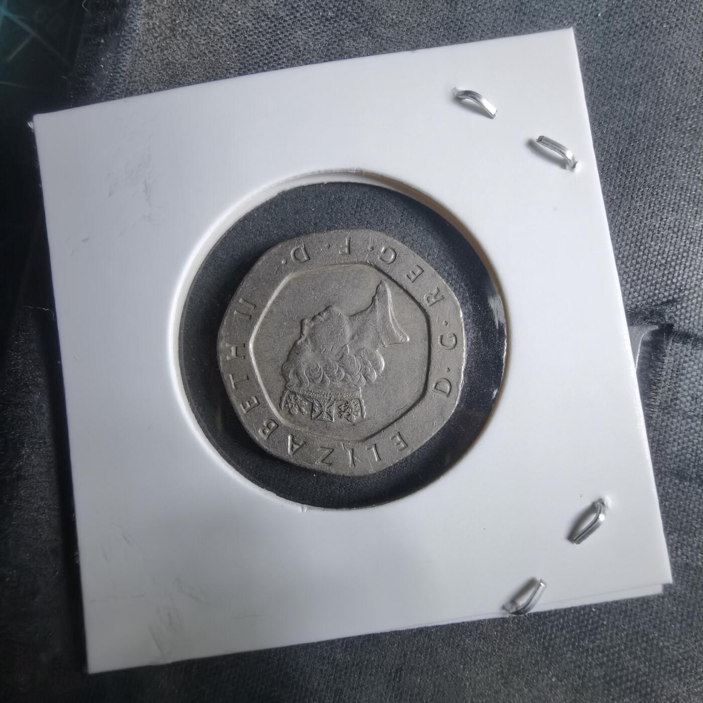 沼泽如烟--第912场 英国1993年20便士