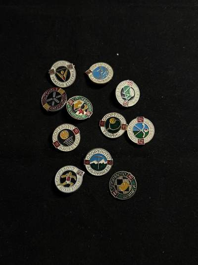 戎马世界章牌大赏第108期 - 苏联运动会徽章一组