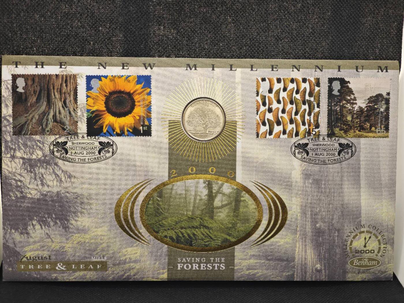 【淘币小摊】限时拍第八百零七拍  克朗币邮币封场  满百包邮可预留两周  周一统一发货  美国1999年25分州币纪念币邮币封