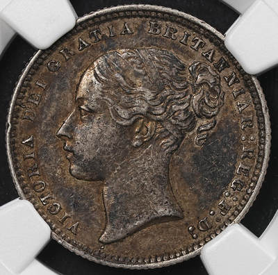 修遠堂世界钱币第九十四期 - NGC AU53 1871年英国1先令银币
