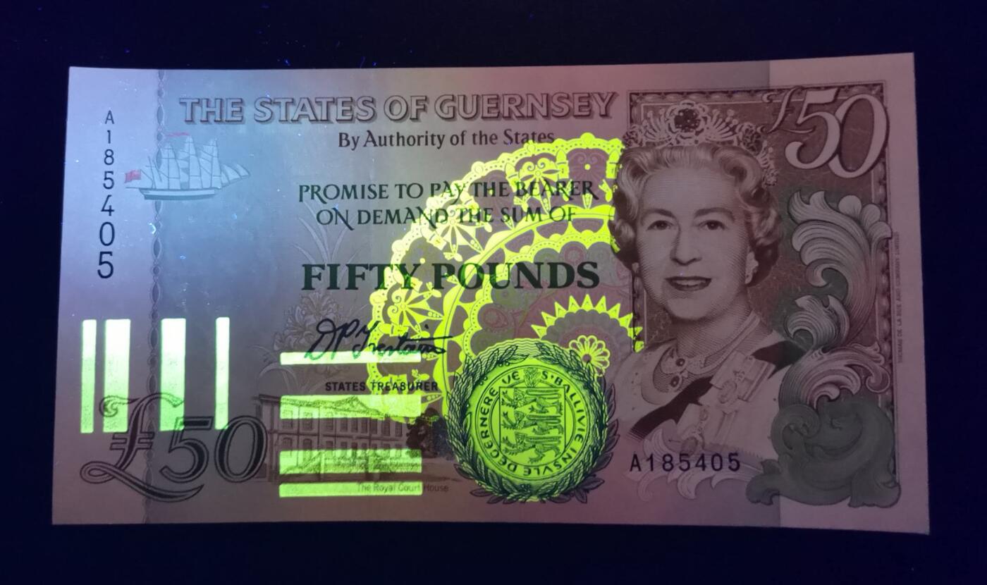 《艾美收藏》第221期-11.23周日黄金场精品荟萃 根西1994年A冠50镑最高值UNC 女王钞 Pick#59