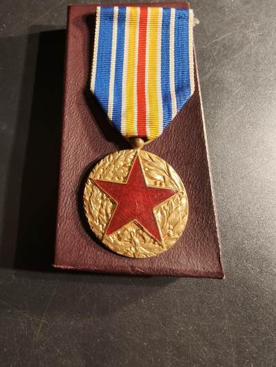 老王徽章第165期 -  法国战伤奖章     带纸盒