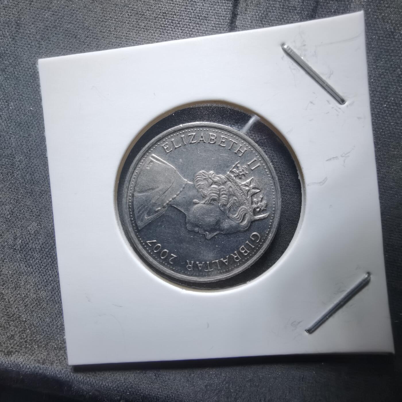 沼泽如烟--第912场 直布罗陀2007年10便士