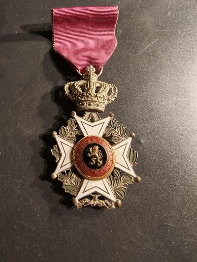 老王徽章第165期 - 比利时骑士级利奥波德一世勋章     