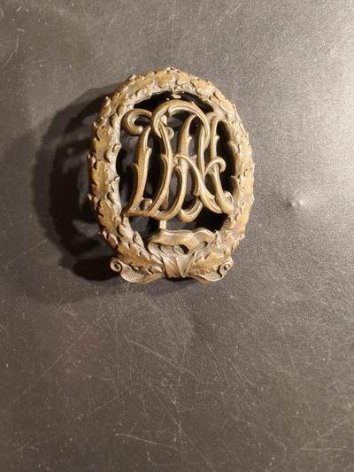 老王徽章第165期 - 德国魏玛铜级体能奖章