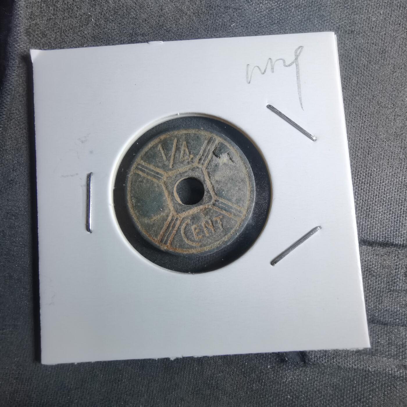 沼泽如烟--第912场 法属印度支那1942年¼年一分