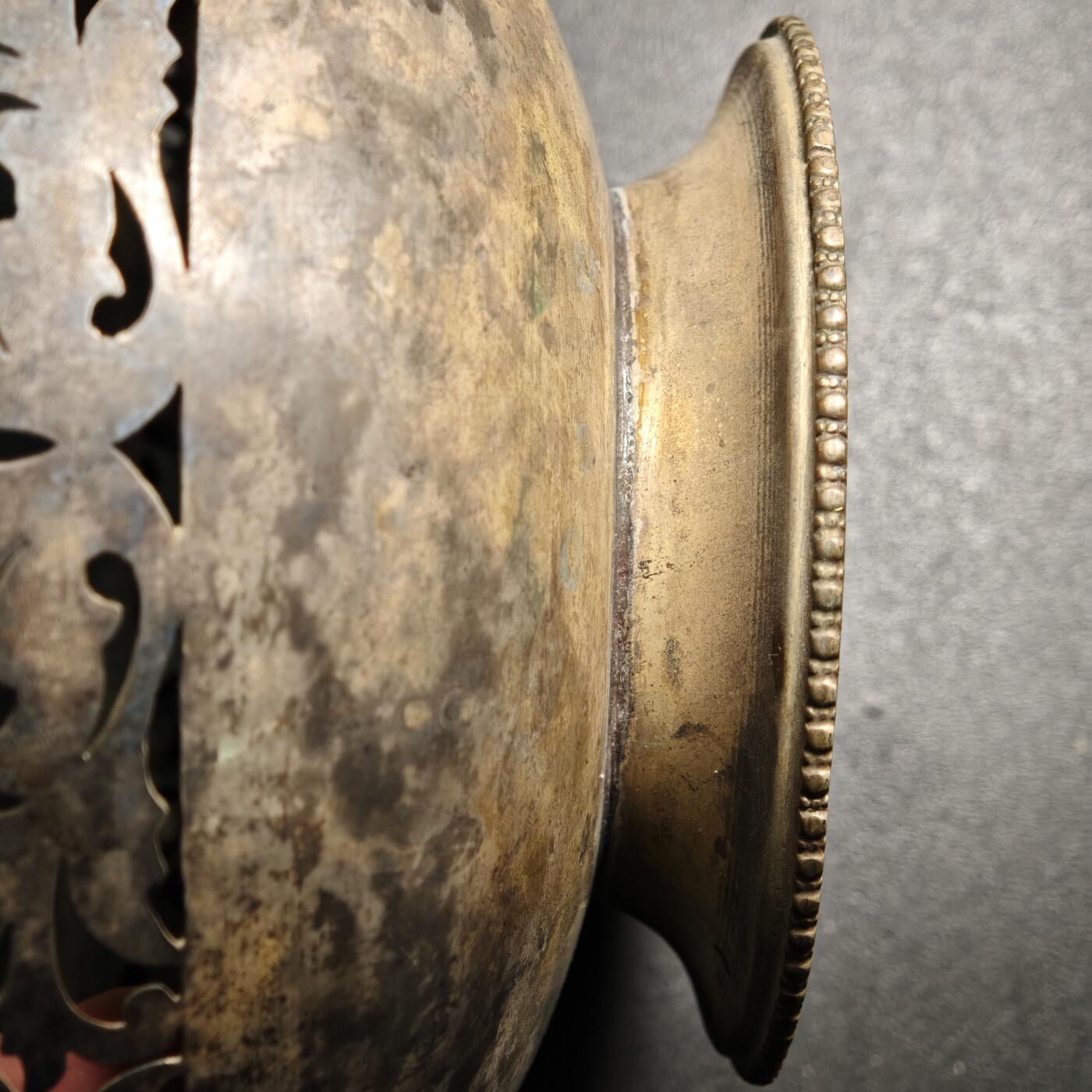 【德藏】世界币章拍卖第154期（拍品征集中~欢迎藏友联系） 欧洲早期大号银质水果盛 工艺精美 直径约：180mm；高约：87.5mm，重约：337.3g