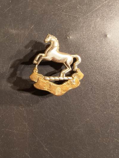 老王徽章第165期 - 英国国王利物浦步兵团帽徽     一战时期